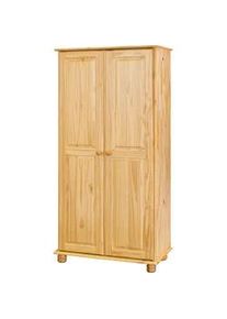 Möbilia Livetastic Kleiderschrank , Naturfarben , Holz , Kiefer , massiv , 1 Fächer , 82x170x52 cm , Schlafzimmer, Komplette Schlafzimmer und Serien, Schlafzimmerserien