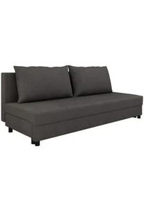 Panda Möbel Schlafsofa Facile mit Bettkasten – Moderne 2-in-1 Couch mit Stauraum, dunkelgrau , Holz , 194x48x71 cm , Babymöbel & Kindermöbel, Kinderzimmer & Jugendzimmer, Schlafsofas