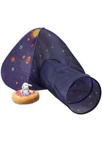 Relaxdays Spielzelt , Multicolor , Textil, Metall , 170x90x100 cm , Freizeit & Co, Gartenspielzeug, Spielhäuser