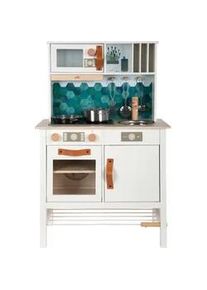 Small Foot Kinderküche , Weiß , Holz , 66x43x21.5 cm , EN 71 , Geräuscheffekte, Lichteffekte , Spielzeug, Holzspielzeug