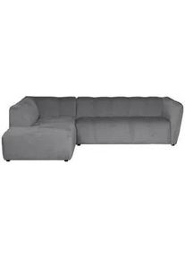 Mid.you Ecksofa , Hellgrau , Textil , Struktur , 260x218 cm , Made in Eu , Wohnzimmer, Sofas & Couches, Wohnlandschaften, Ecksofas
