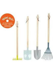 Small Foot Kinder-Gartengeräteset , Multicolor , Holz, Metall , 4-teilig , 73x4x19 cm , EN 71 , Spielzeug, Holzspielzeug