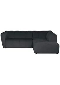 Mid.you Ecksofa , Grau , Textil , Struktur , 230x218 cm , Made in Eu , Wohnzimmer, Sofas & Couches, Wohnlandschaften, Ecksofas