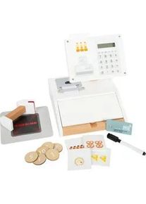 Small Foot Spielkasse , Multicolor , Holz, Kunststoff, Papier , 19x18x21 cm , EN 71 , Spielzeug, Holzspielzeug