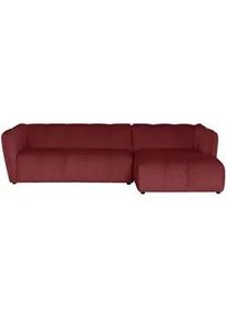 Mid.you Ecksofa , Bordeaux , Textil , 276x160 cm , Made in Eu , Wohnzimmer, Sofas & Couches, Wohnlandschaften, Ecksofas