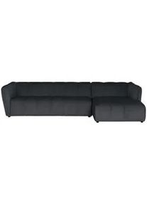 Mid.you Ecksofa , Grau , Textil , Struktur , 306x160 cm , Made in Eu , Wohnzimmer, Sofas & Couches, Wohnlandschaften, Ecksofas