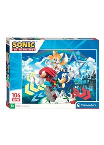 Clementoni Jigsaw Puzzle Super Sonic 104pcs. Boden