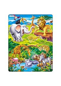 Selecta Play - Larsen Jigsaw Puzzle Animals - On Safari 18 pcs.