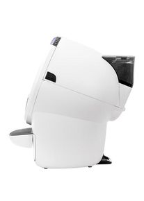 Whisker - Litter Hopper with Bonnet - White