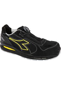 Diadora Utility Run Net AB Boa Low S3S, safety shoes , color: Black/Yellow , size: 43 EU