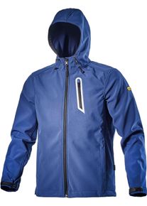 Diadora Utility Sail Softshell, casaco de trabalho unisexo , cor: Azul Escuro , tamanho: XXL