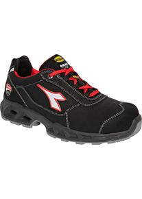 Diadora Utility Ducati Shark Engine Low S3S, calçado de seguranç , cor: Preto/Vermelho , tamanho: 43 EU
