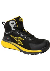 Diadora Utility Vortex DA2 Mid S3S, botas de segurança unisexo , cor: Preto/Amarelo , tamanho: 38 EU