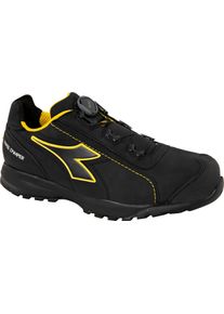 Diadora Utility Glove MDS MST B Low S3S, chaussures de sécurité , couleur: Noir/Jaune , taille: 42 EU