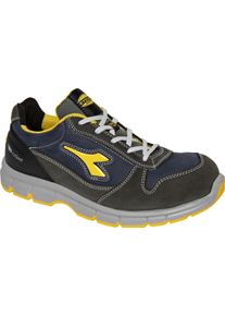 Diadora Utility Run Low S3S, safety shoes unisex , color: Dark Grey/Dark Blue/Yellow , size: 40 EU