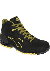 Diadora Utility Beat DA2 Mid S3S, stivali di sicurezza unisex , colore: Nero/Giallo , dimensione: 44 EU