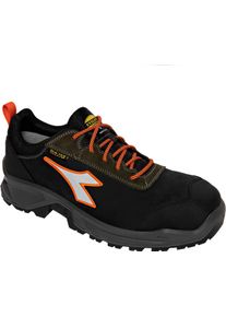 Diadora Utility Sport Low S7S, veiligheidsschoenen Dia-tex unise , kleur: Zwart/Donkergroen/Oranje , maat: 47 EU