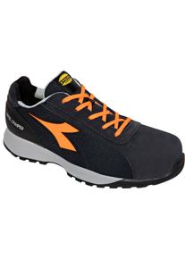 Diadora Utility Glove MDS Tex Low S1PS, veiligheidsschoenen unis , kleur: Donkerblauw/Neon-Oranje , maat: 47 EU