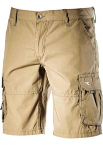 Diadora Utility Wonder, workwear shorts , color: Beige , size: M