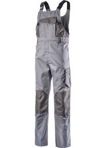 Diadora Utility Poly Bib, workwear dungarees , color: Grey/Dark Grey , size: XL