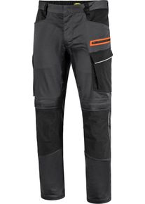 Diadora Utility Poly Hybrid Performance, workwear pants , color: Dark Grey/Black , size: L