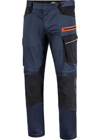 Diadora Utility Poly Hybrid Performance, workwear pants , color: Dark Blue/Black , size: L