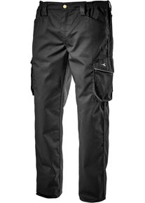 Diadora Utility Staff Cargo, workwear pants unisex , color: Black , size: XS