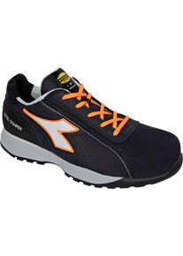 Diadora Utility Glove MDS Low S3S, calçado de segurança unisexo , cor: Azul Escuro/Cor-De-Laranja Néon , tamanho: 44 EU