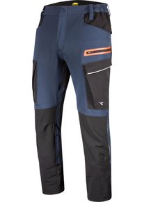 Diadora Utility Hybrid Cargo, spodnie robocze , kolor: czarny/granatowy , rozmiar: 3XL