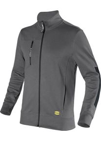 Diadora Utility Litework, giacca da lavoro in felpa unisex , colore: Grigio/Nero , dimensione: XXL
