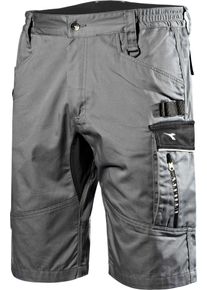 Diadora Utility Easywork Light, workwear shorts , color: Grey/Black , size: 4XL