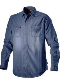 Diadora Utility Denim, workwear shirt , color: Blue , size: 3XL