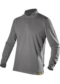 Diadora Utility Atlantis, pólo de trabalho de manga comprida , cor: Cinzento , tamanho: M