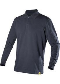 Diadora Utility Atlantis, workwear polo-shirt longsleeve , color: Dark Blue , size: 3XL