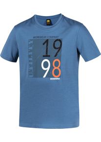 Diadora Utility 1998, t-shirt de travail , couleur: Bleu , taille: 3XL