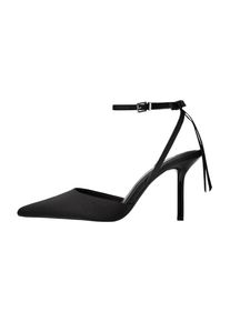 Bershka Escarpins à bride arrière Femme noir taille 40