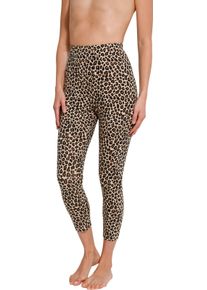 Dames Legging in luipaarddessin beige geprint Maat 56