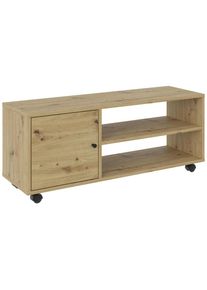 Boxxx Tv-Element , Eiche Artisan , Kunststoff , 1 Fächer , 100x42x33.5 cm , Babymöbel & Kindermöbel, Kinderzimmer & Jugendzimmer, Phonomöbel