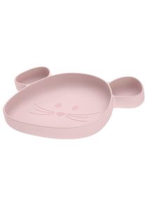 Lässig Lässig Teller »Little Chums, Mouse rose« mit Saugnapf in rosa