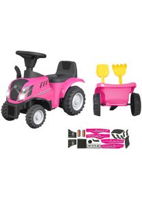 Jamara Rutscherauto »New Holland T7« in rosa