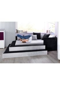 Maintal Polsterbett Spielwiese oder Schlafplatz in grau, Größe Liegefläche B/L/H: 140 cm x 200 cm x 72 cm