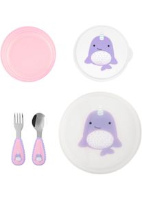 SKIP HOP Kindergeschirr-Set »Narwal« in bunt