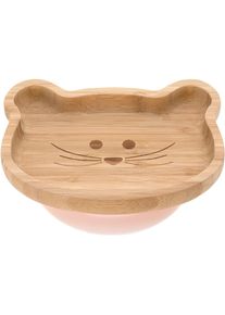Lässig Lässig Teller »Little Chums, Mouse« mit Saugnapf in rosa