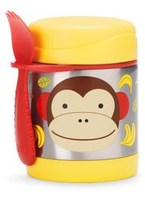 SKIP HOP Thermobehälter »Zoo Edelstahl Warmhaltebehälter Affe« 2 tlg. mit Multibesteck in bunt