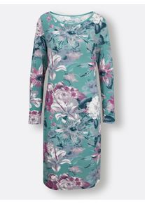 CREATION L PREMIUM Damen Modal-Nachthemd in jade-erika-bedruckt ,Größe 36/38, Witt, 95% Modal, 5% Elasthan