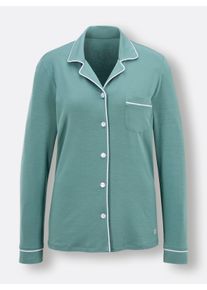 CREATION L PREMIUM Damen Lyocell-Pyjama in jade ,Größe 36/38, Witt, 95% Lyocell TENCEL™, 5% Elasthan