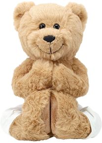 HEINRICH BAUER Kuscheltier »Yoga Bär, 32cm« in beige