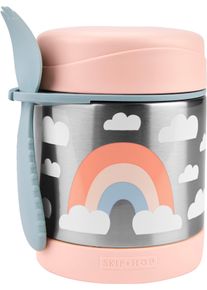 SKIP HOP Thermobehälter »Spark Style Edelstahl Warmhaltebehälter, Regenbogen« 2 Stk. tlg. mit Multibesteck in bunt