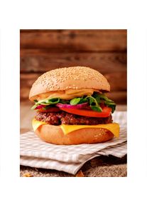 Egeria Geschirrtuch »Küchentuch Digitalprint« 2x 50x70 cm, MADE IN GREEN by OEKO-TEX -zertifiziert in braun