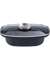 GSW Bräter 1 Stk. tlg. Carbonstahl in grau, Größe 4 l + Höhe 9,5 cm